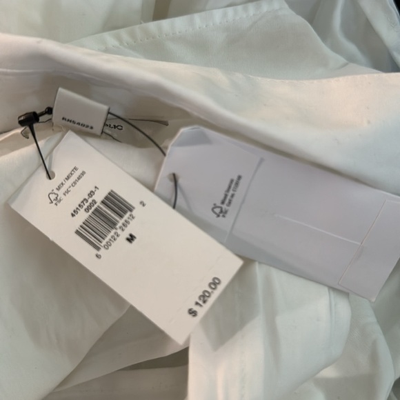 NWT! Banana Republic White Poplin Cross-Waist Midi Dress - Medium 🧞‍♂️ - Picture 6 of 6